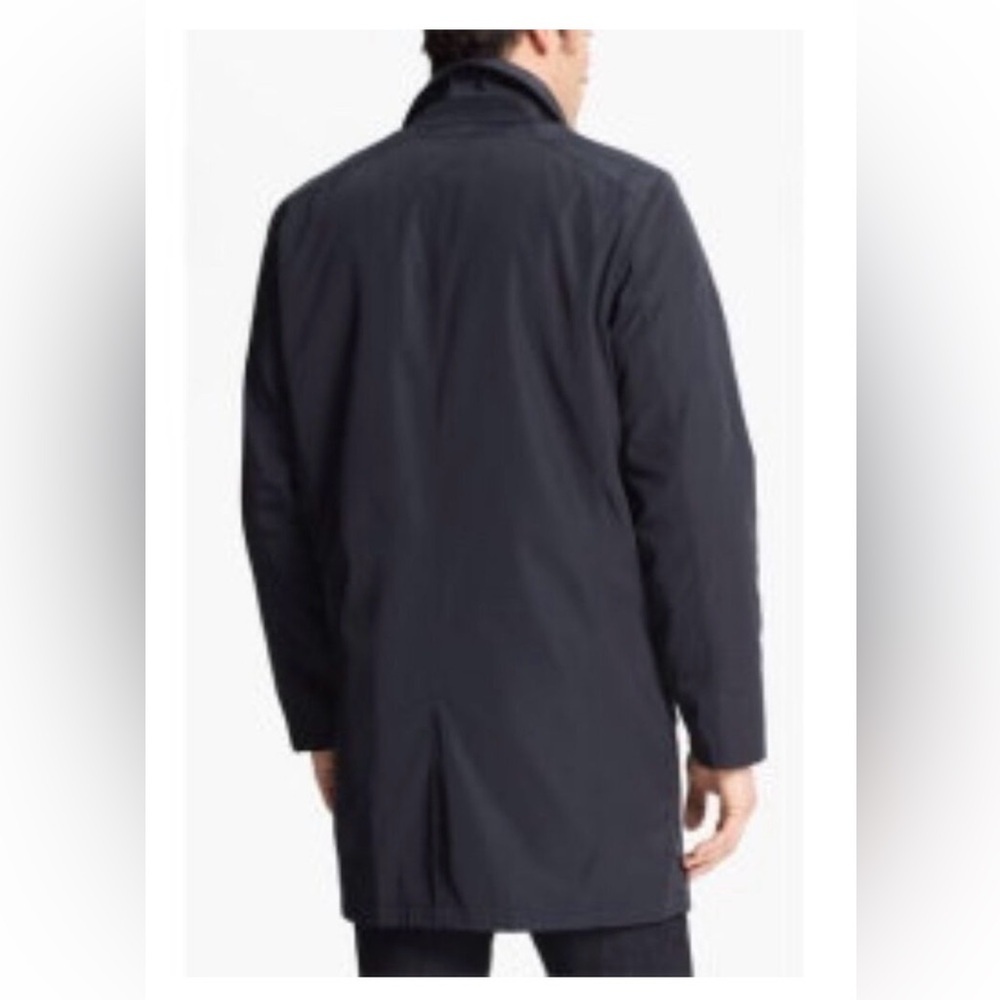 Tumi Men's Black Commuter Trench Coat